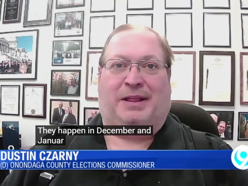 Interview: Democratic Onondaga County Elections Commissioner Dustin Czarny -Newschannel&nbsp;9