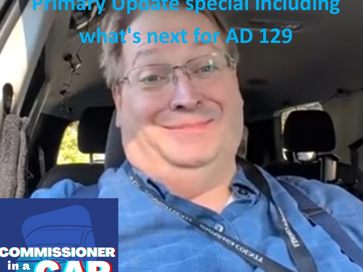 Commissioner in a Car: Primary Update special including what’s next for AD&nbsp;129