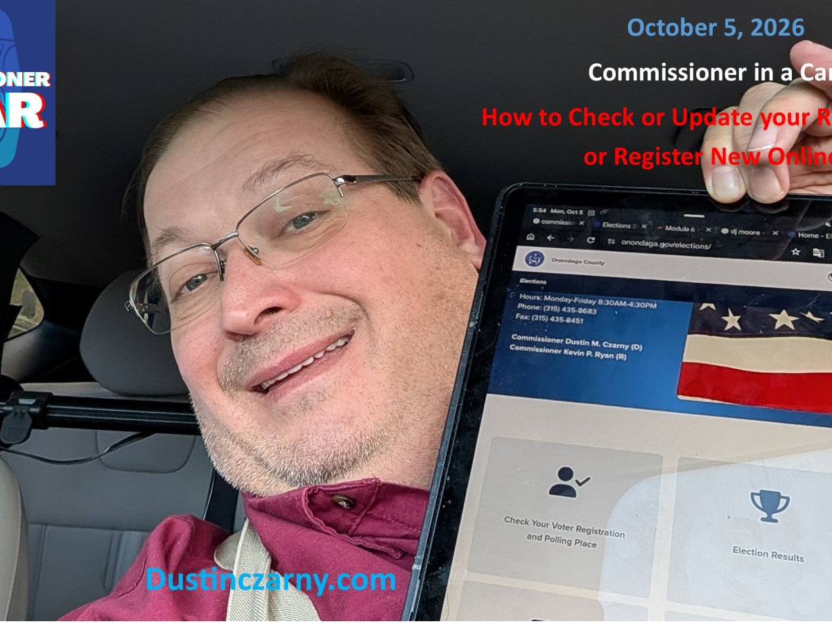 Commissioner in a Car: How to Check or Update your Registration or Register New&nbsp;Online.